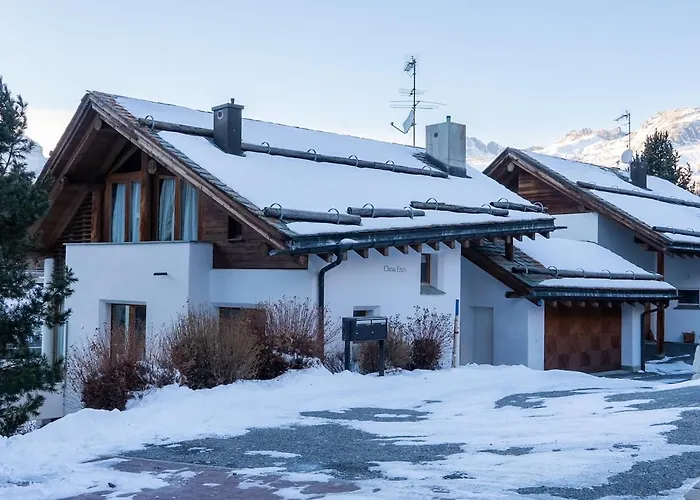 A Saint Moritz With Sauna Privata Chalet Pontresina